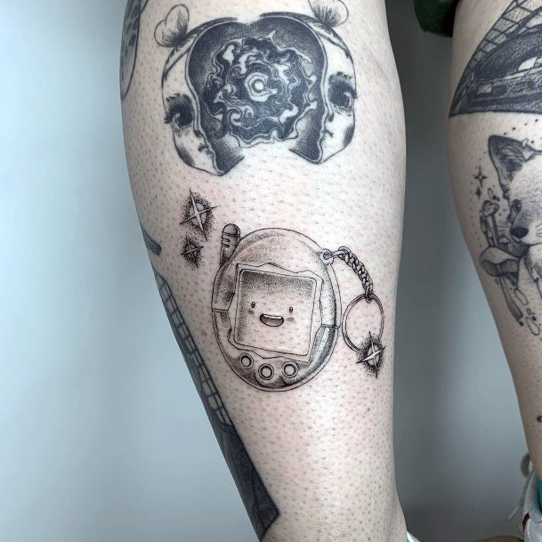 Impressive Ladies Tamagotchi Tattoo