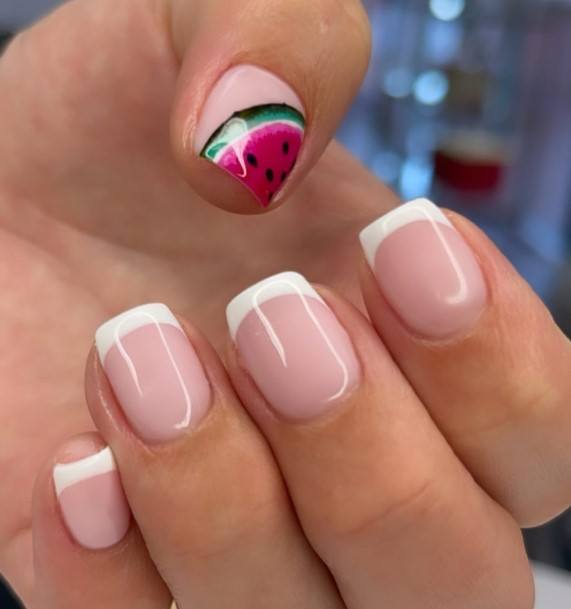 Impressive Ladies Watermelon Nail