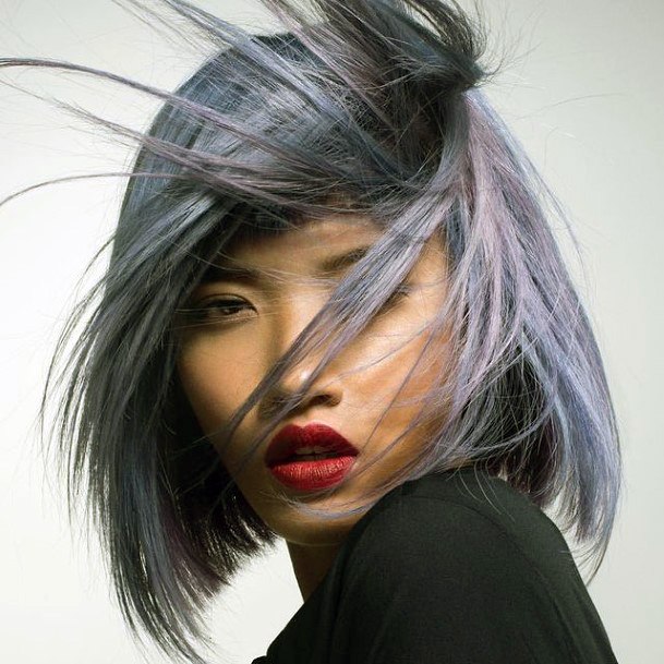 Incpurpleible Purple Hairstyles For Ladies
