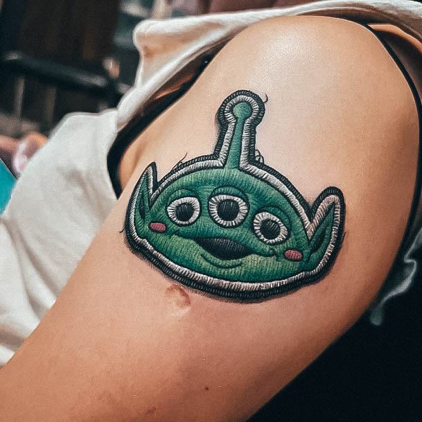 Incredible Alien Tattoo For Ladies