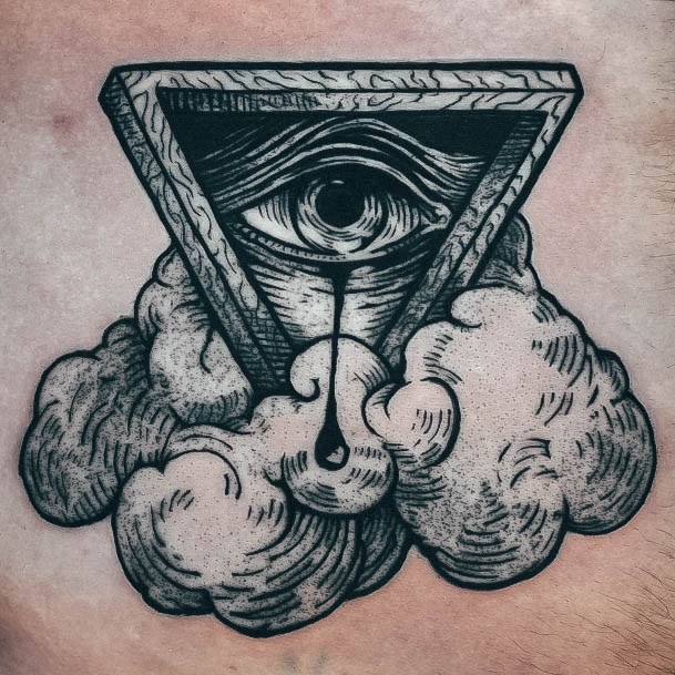Incredible All Seeing Eye Tattoo For Ladies
