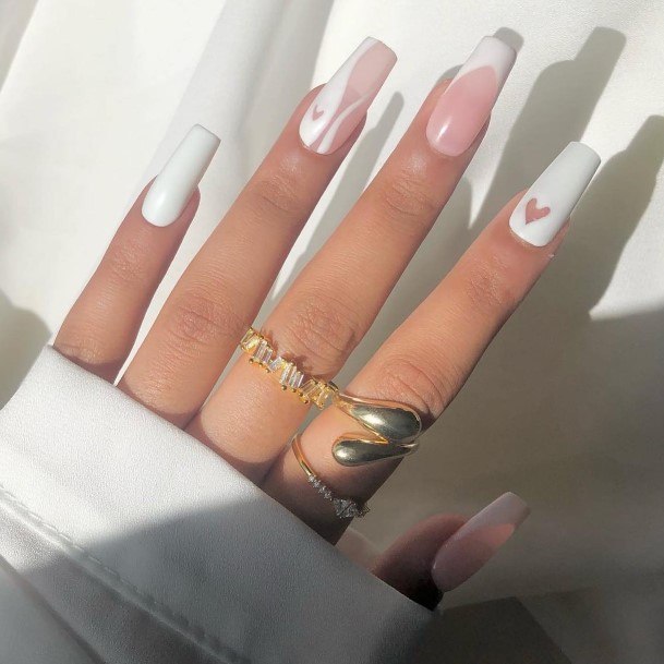 Incredible Almond French Nail For Ladies