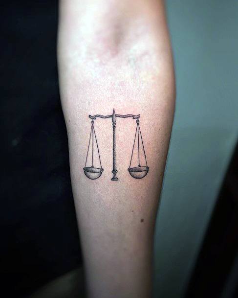 Incredible Balance Tattoo For Ladies