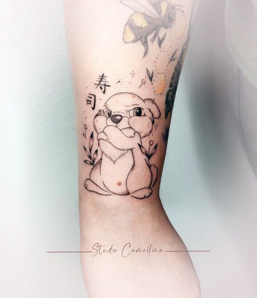 Incredible Bambi Tattoo For Ladies