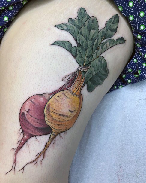 Incredible Beet Tattoo For Ladies