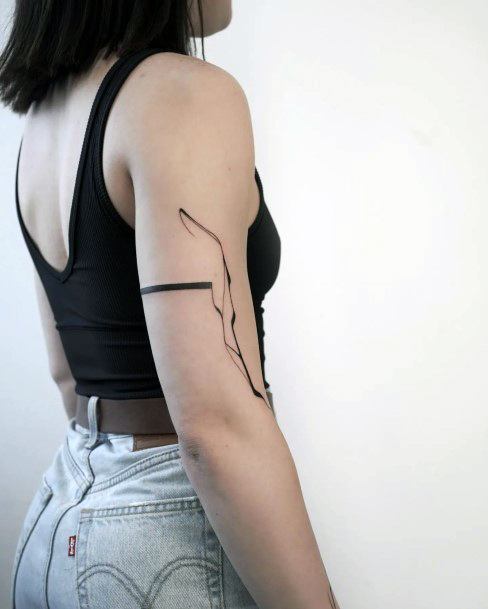 Incredible Bicep Tattoo For Ladies