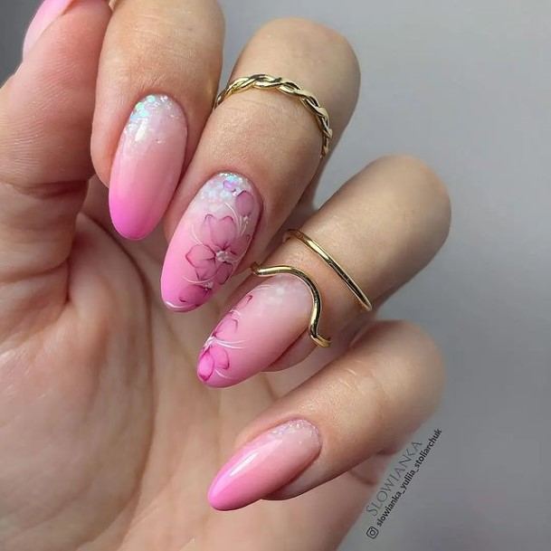 Incredible Bright Ombre Fingernail For Ladies