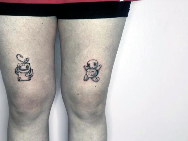 Incredible Bulbasaur Tattoo For Ladies