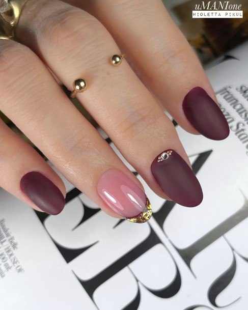 Incredible Burgundy Nail For Ladies