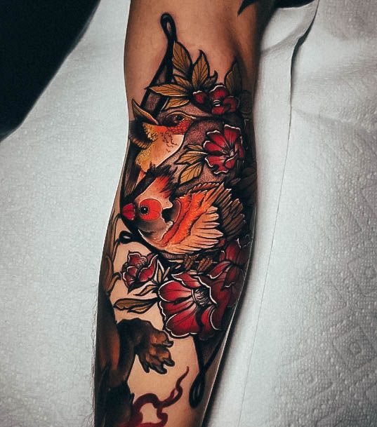 Incredible Cardinal Tattoo For Ladies