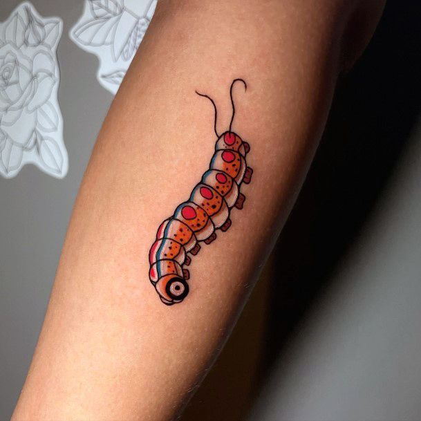 Top 100 Best Caterpillar Tattoos For Women Metamorphosis Design Ideas