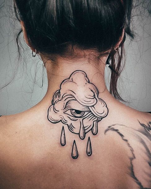 Incredible Cloud Tattoo For Ladies