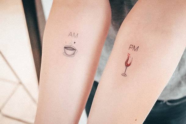 Incredible Coffee Mug Tattoo For Ladies