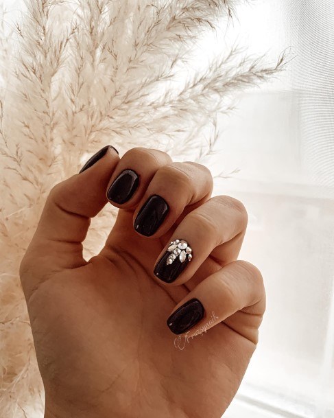 Incredible Dark Brown Nail For Ladies