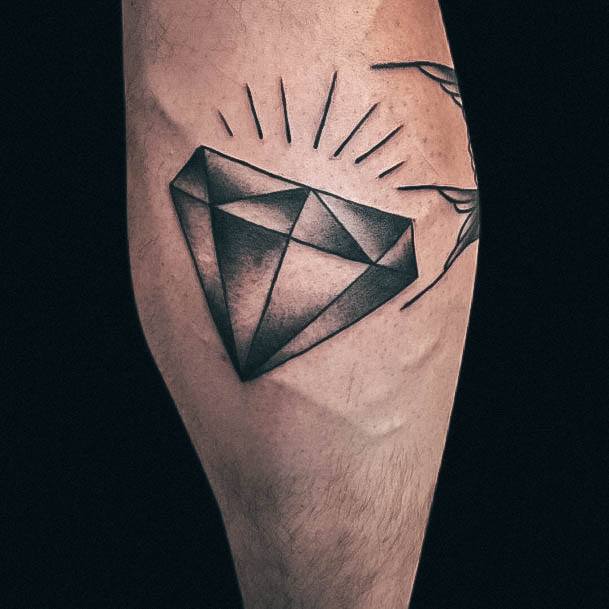 Incredible Diamond Tattoo For Ladies