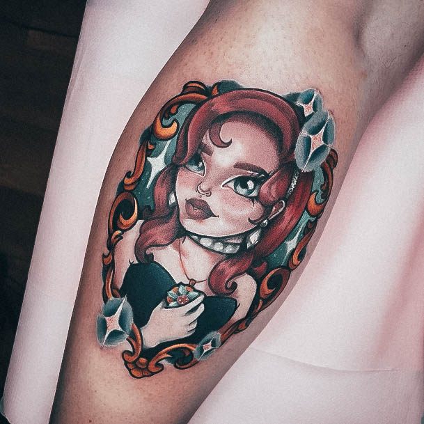 Incredible Disney Princess Tattoo For Ladies