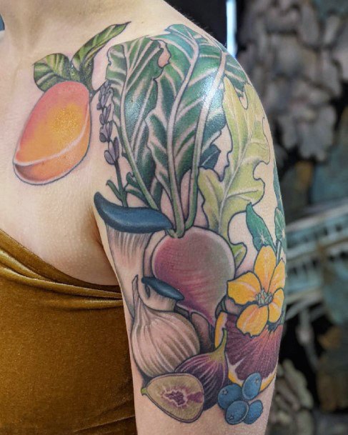 Incredible Farm Tattoo For Ladies