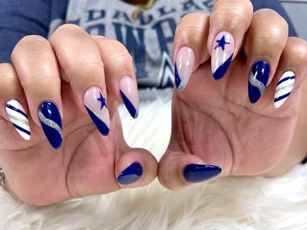 Incredible Football Nail For Ladies