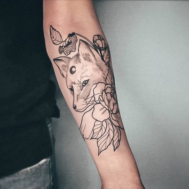 Incredible Fox Tattoo For Ladies