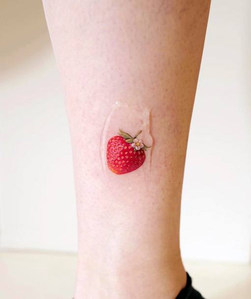 Incredible Fruit Tattoo For Ladies