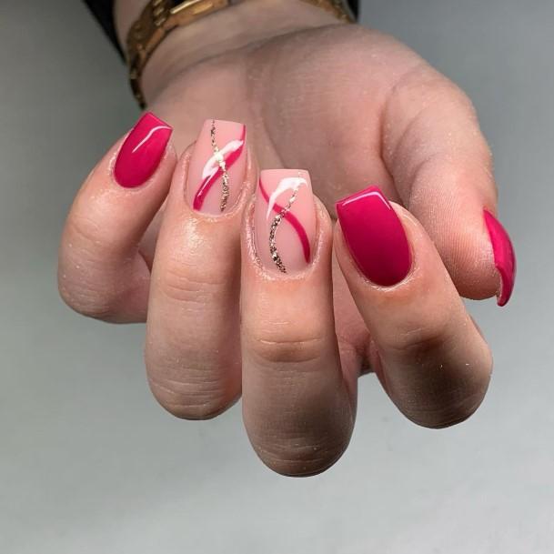 Incredible Fuchsia Nail For Ladies