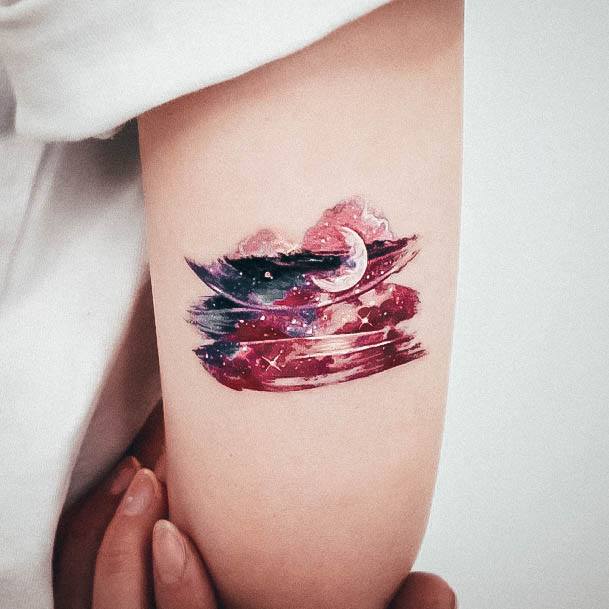 Incredible Girly Tattoo For Ladies