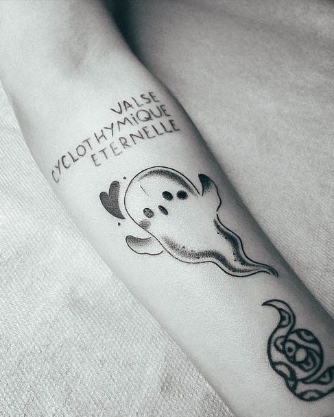 Incredible Halloween Tattoo For Ladies