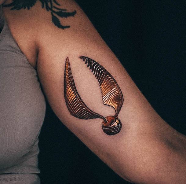 Incredible Harry Potter Tattoo For Ladies