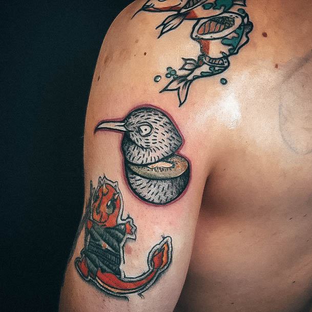 Incredible Kiwi Bird Tattoo For Ladies