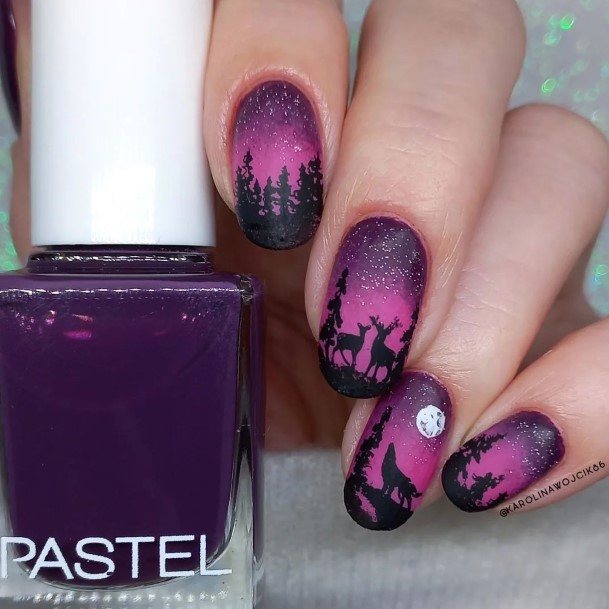 Incredible Landscape Fingernail For Ladies