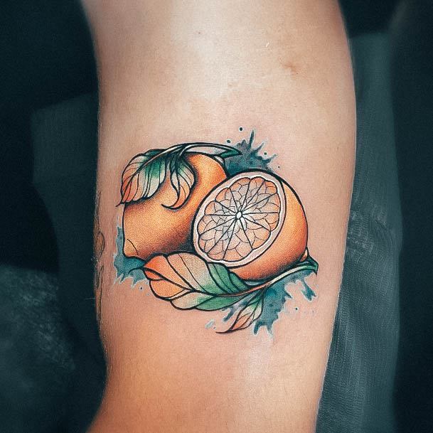 Incredible Lemon Tattoo For Ladies