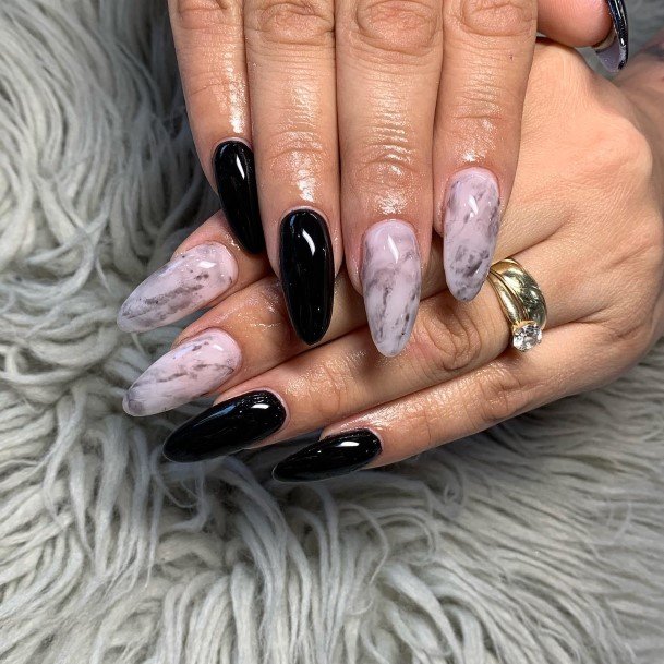 Incredible Marble Nail For Ladies