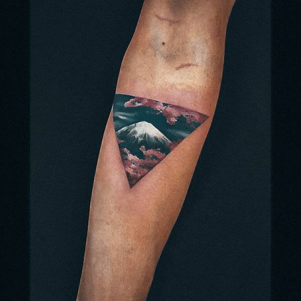 Incredible Mountain Tattoo For Ladies