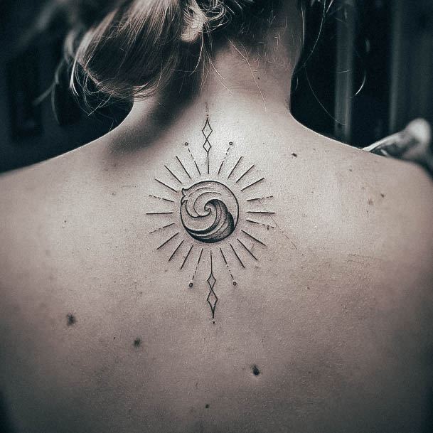 Incredible Ocean Tattoo For Ladies