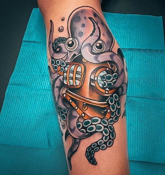 Incredible Octopus Tattoo For Ladies