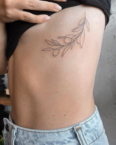 Incredible Olive Branch Tattoo For Ladies