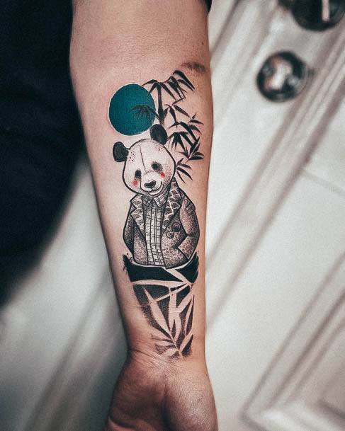 Incredible Panda Tattoo For Ladies