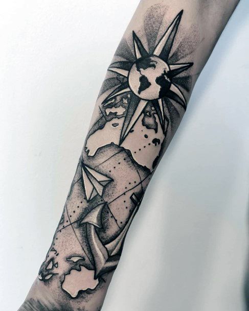 Incredible Paper Airplane Tattoo For Ladies