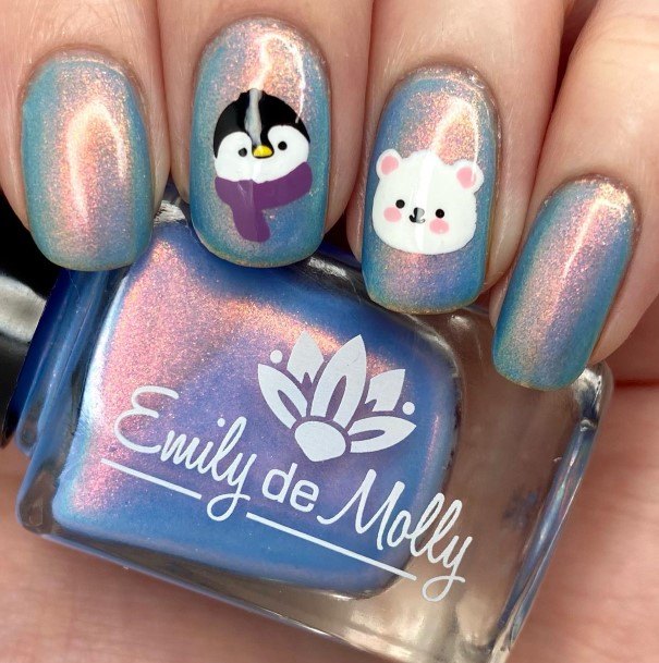 Incredible Penguin Fingernail For Ladies