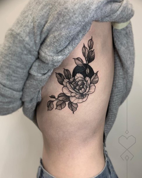 Incredible Peony Tattoo For Ladies