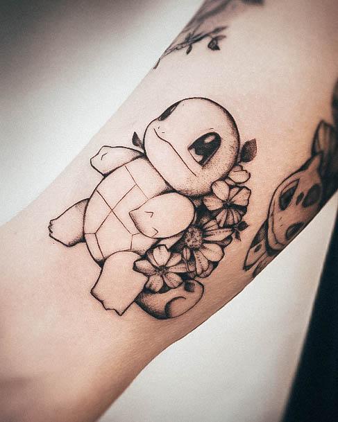 Incredible Pokemon Tattoo For Ladies