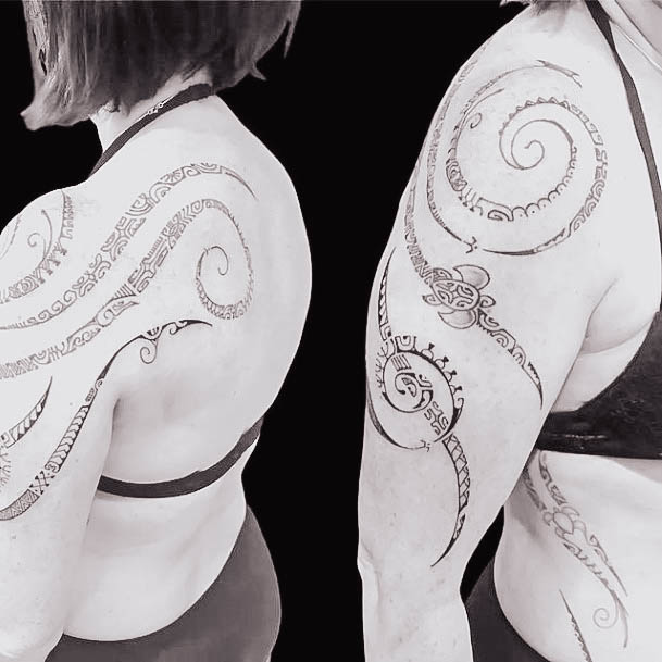 Incredible Polynesian Tattoo For Ladies