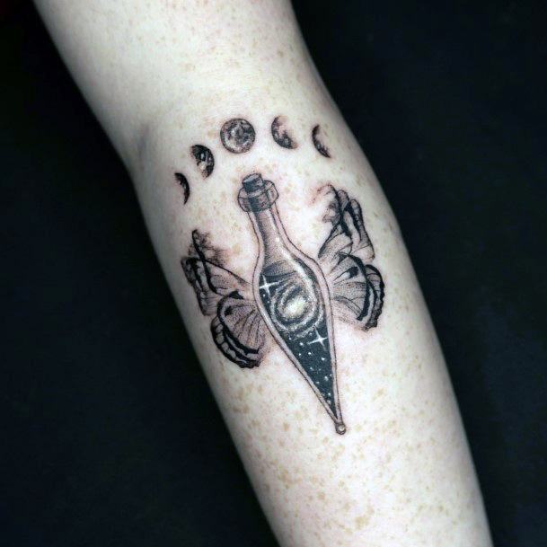 Incredible Potion Tattoo For Ladies