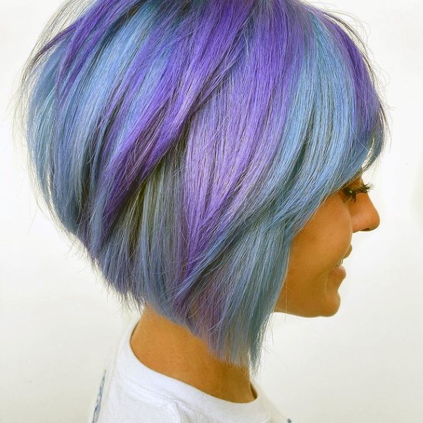 Incredible Purple Ombre Hairstyles For Ladies