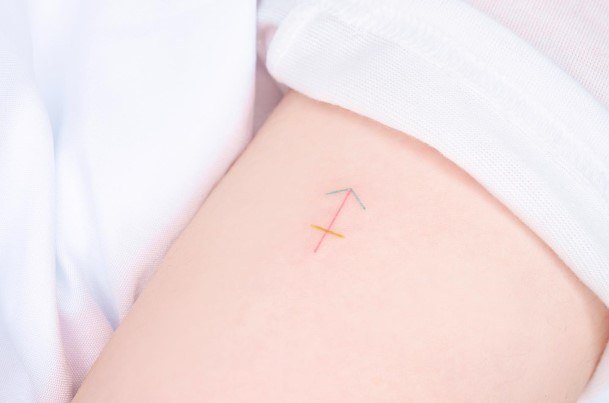 Incredible Sagittarius Tattoo For Ladies