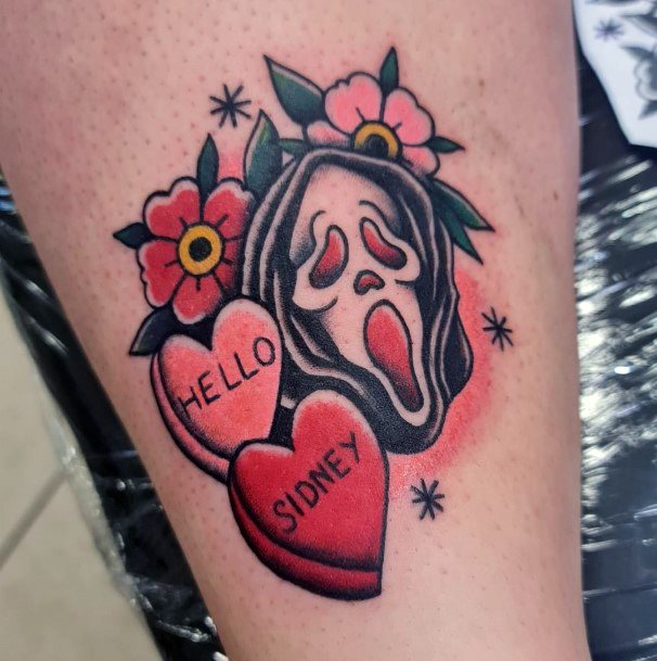 Incredible Scream Tattoo For Ladies