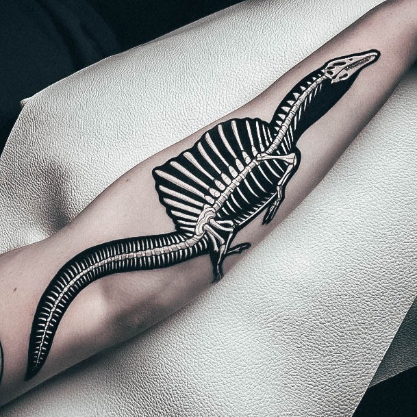 Incredible Skeleton Tattoo For Ladies