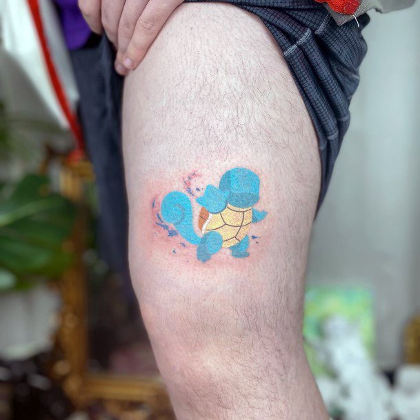 Incredible Squirtle Tattoo For Ladies