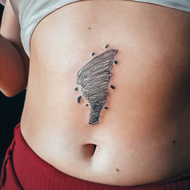 Incredible Stomach Tattoo For Ladies