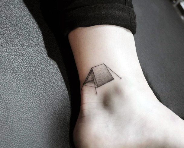 Incredible Tent Tattoo For Ladies